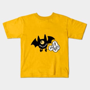 Bat Monster Laugh Kids T-Shirt